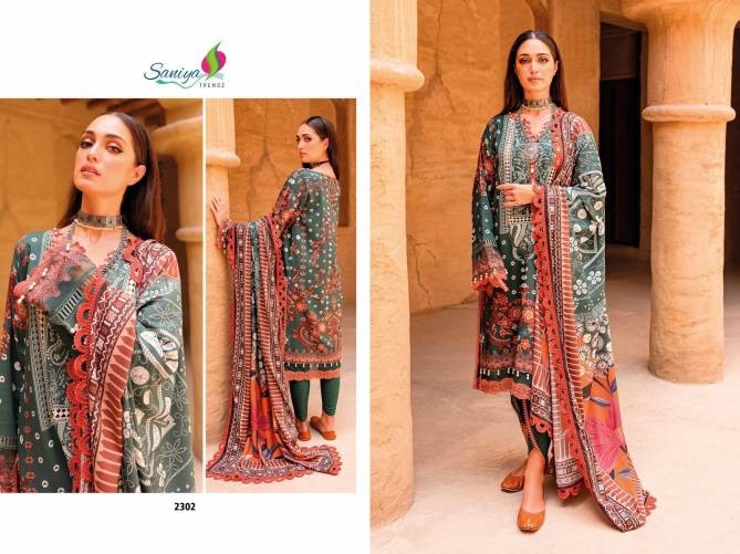 Saniya Trendz ST Jade Wholesale Cotton Pakistani Dress Material